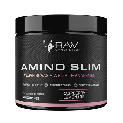RAW Synergies Amino Slim 240g Framboise Citron - vue de face