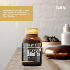 RAWYA huile de nigelle capsules molles 500mg arrière