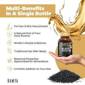 RAWYA huile de nigelle présentation des capsules