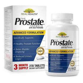 Real Health Complément Alimentaire Prostate 270 comprimés vue avant