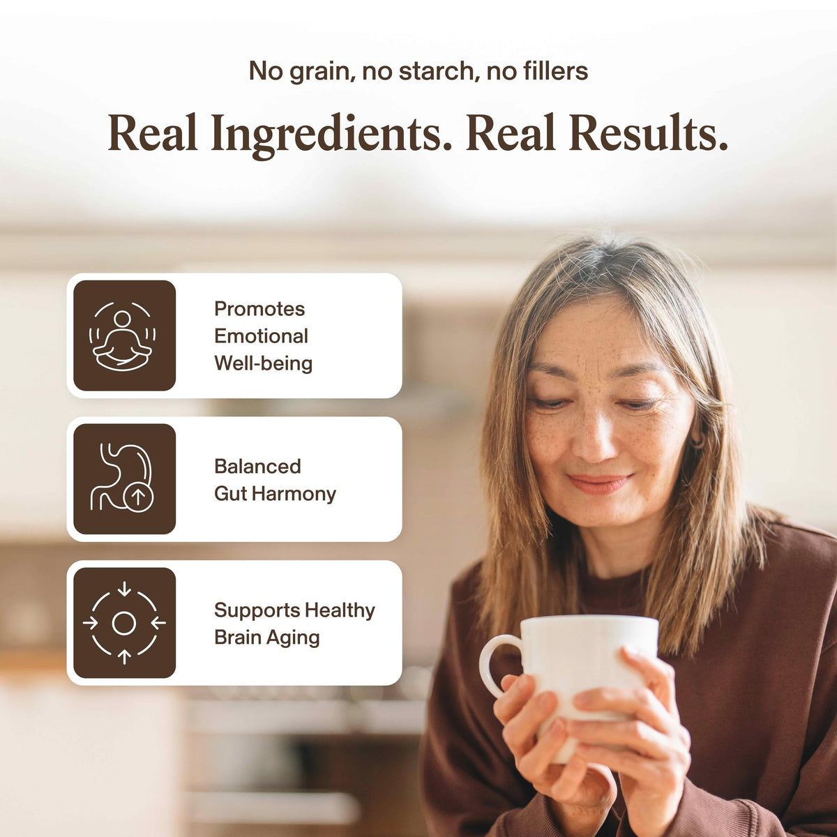 Real Mushrooms Complément Alimentaire Champignon Crinière de Lion 68g, échantillon de poudre