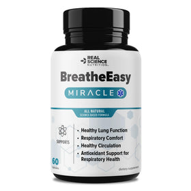 Real Science Nutrition BreatheEasy 60 capsules front view