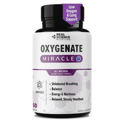 Real Science Nutrition Oxygenate Miracle 60 Caps vue de face