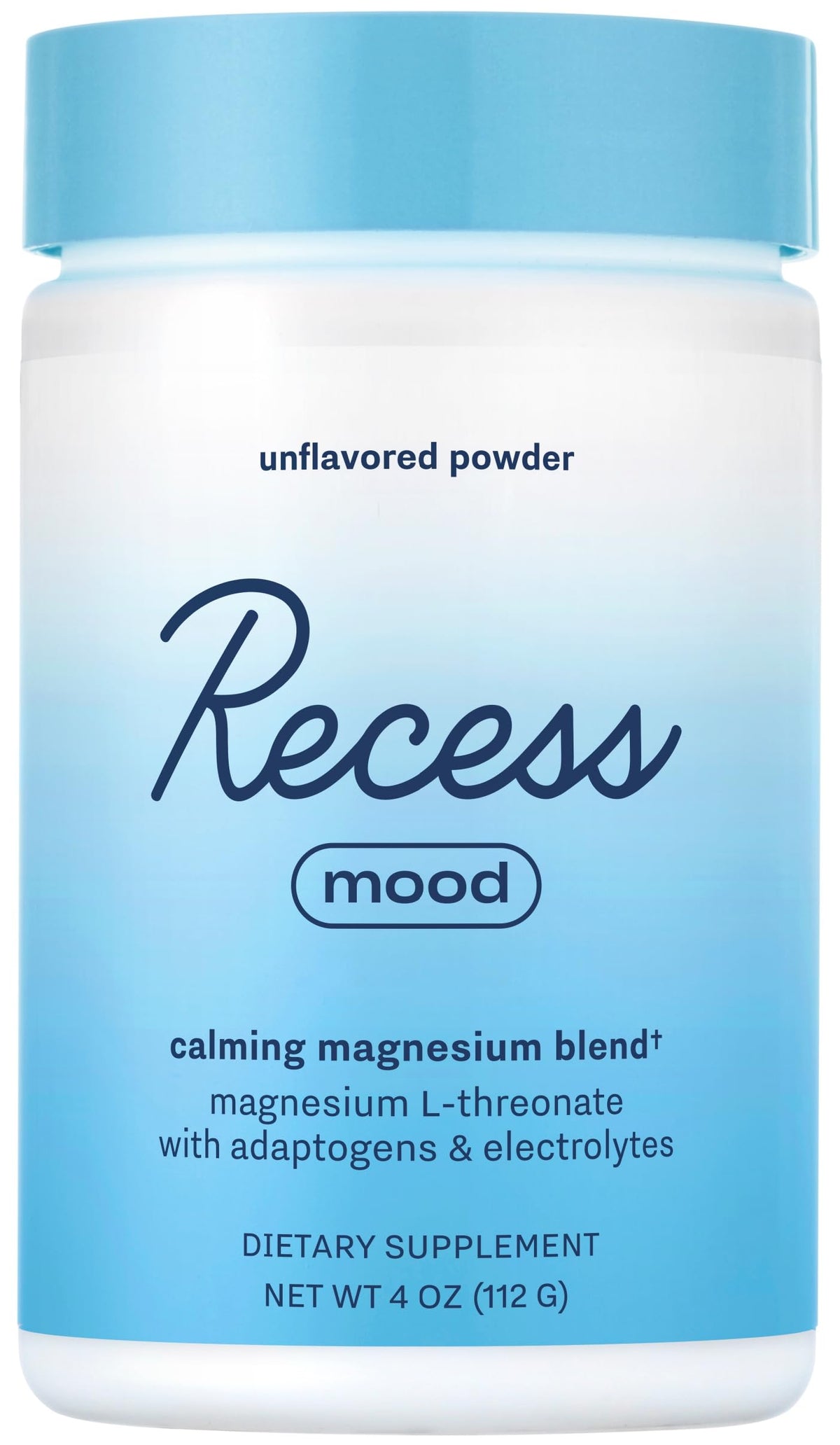 Recess Poudre de Magnésium Mood 150g vue avant avec emballage