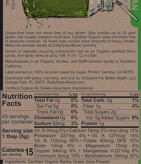 Recette de jus avec Daily Green support et fruits frais