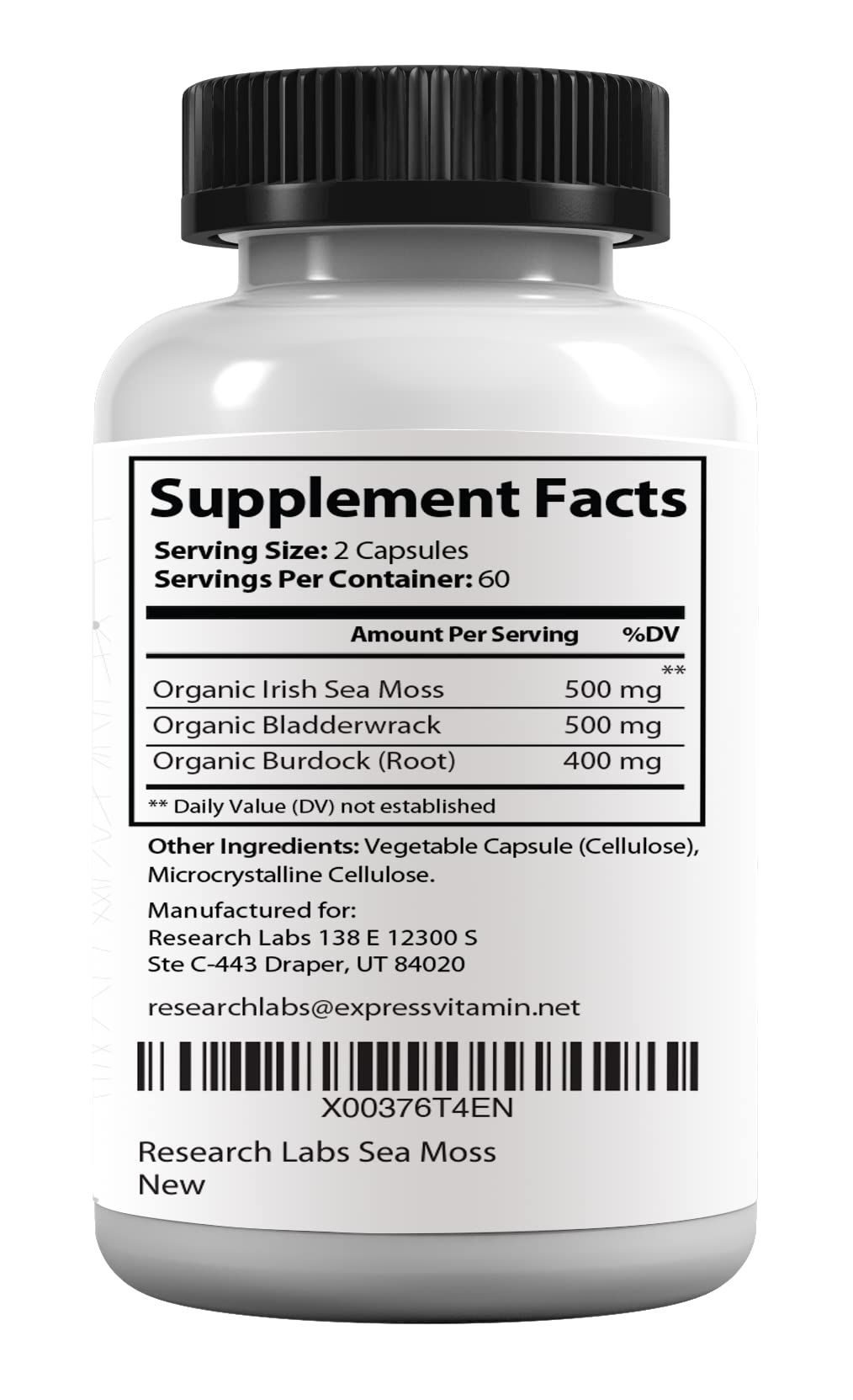 Recherche Labs Mousse de Mer Capsules - Détail de la poudre