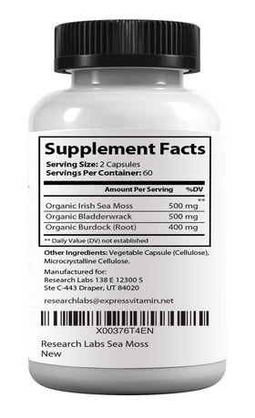 Recherche Labs Mousse de Mer Capsules - Détail de la poudre