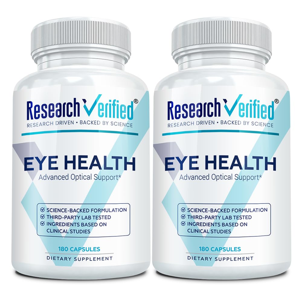 Recherche Vérifiée Compléments Alimentaires pour la Santé des Yeux - 360 Capsules Vue de Face