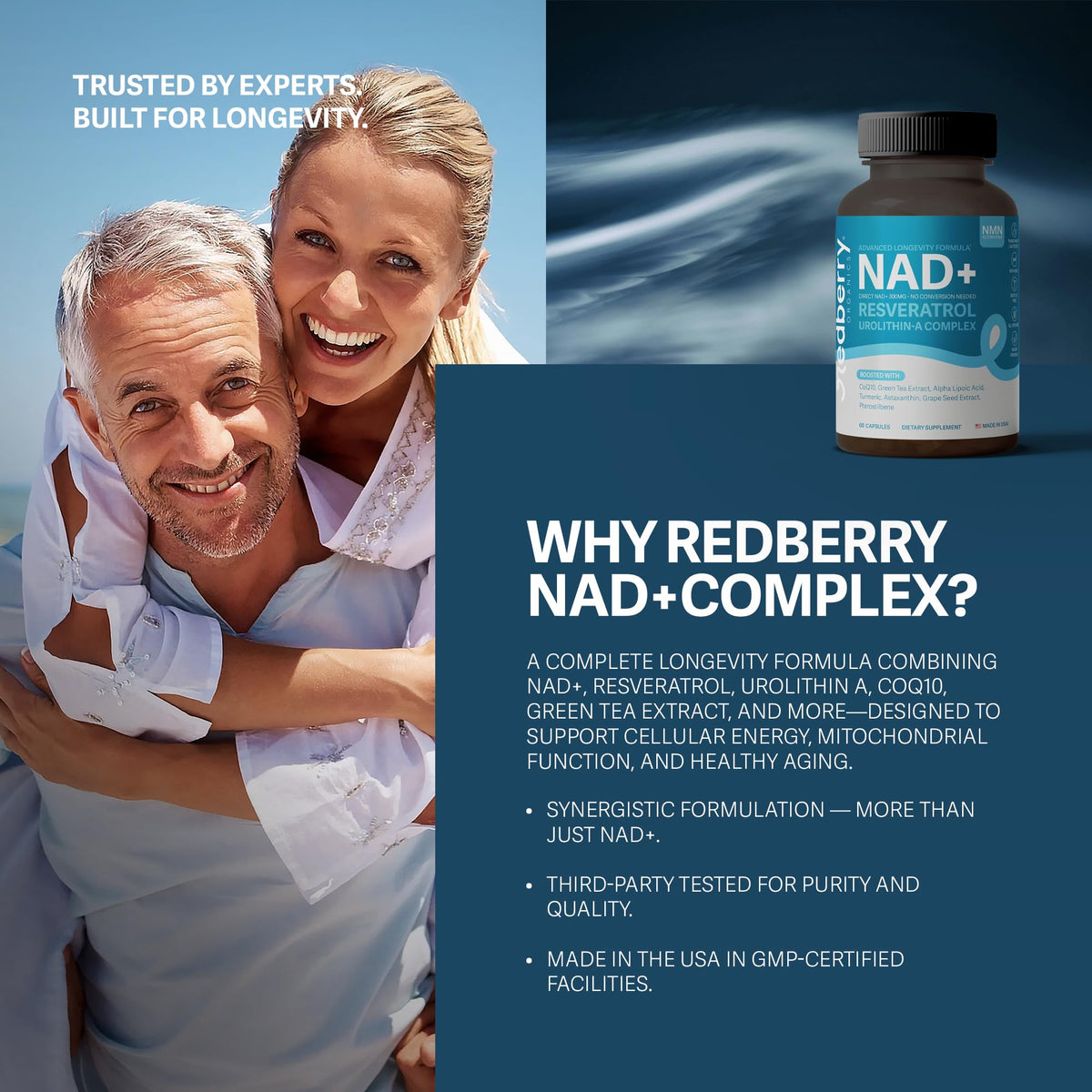 Redberry Organics Complément Alimentaire sur une table
