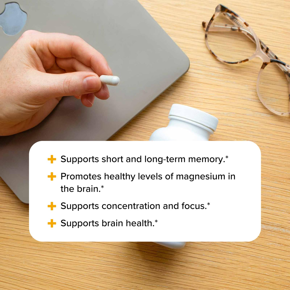 Redd Remedies Brain Awakening, flacon ouvert avec capsules
