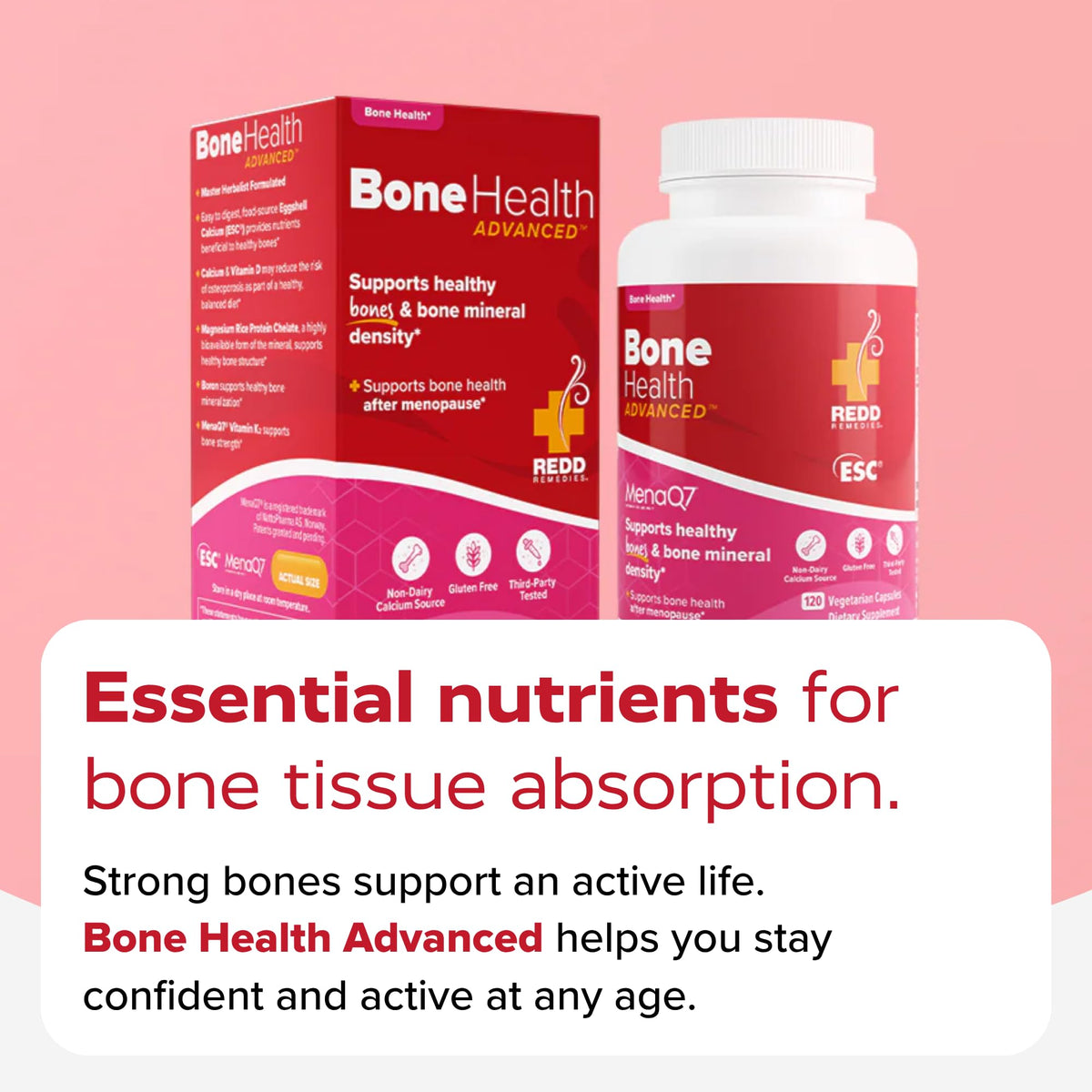 Redd Remedies Calcium D3, mise en avant des caractéristiques principales