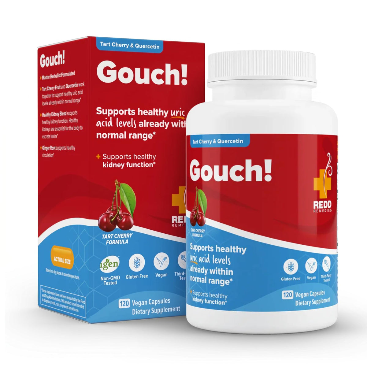 Redd Remedies Gouch! complément alimentaire 120 capsules végétales avant