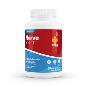 Redd Remedies Nerve Shield 120 capsules véganes, vue de face avec étiquette