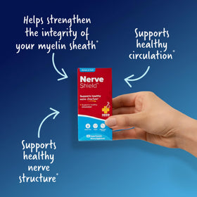 Redd Remedies Nerve Shield, capsules sur une surface en bois