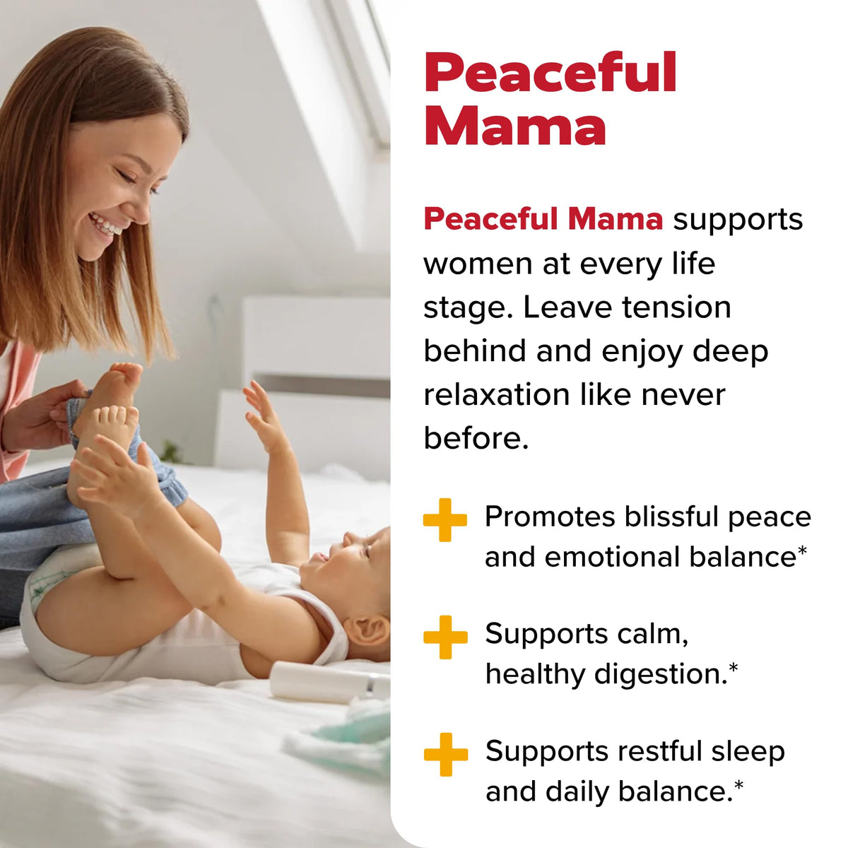 Redd Remedies Peaceful Mama avec des herbes naturelles