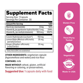 Redd Remedies Peaceful Mama capsules en gros plan