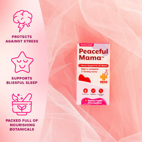 Redd Remedies Peaceful Mama vue arrière de l'emballage