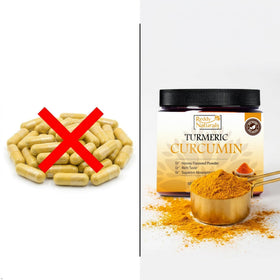 Reddy Naturals Poudre de Curcuma Curcumin 95% Curcuminoïdes dans un yaourt