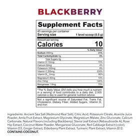 REDMOND Re-Lyte daily wellness Mélange de Multivitamines 308g - préparation de la boisson