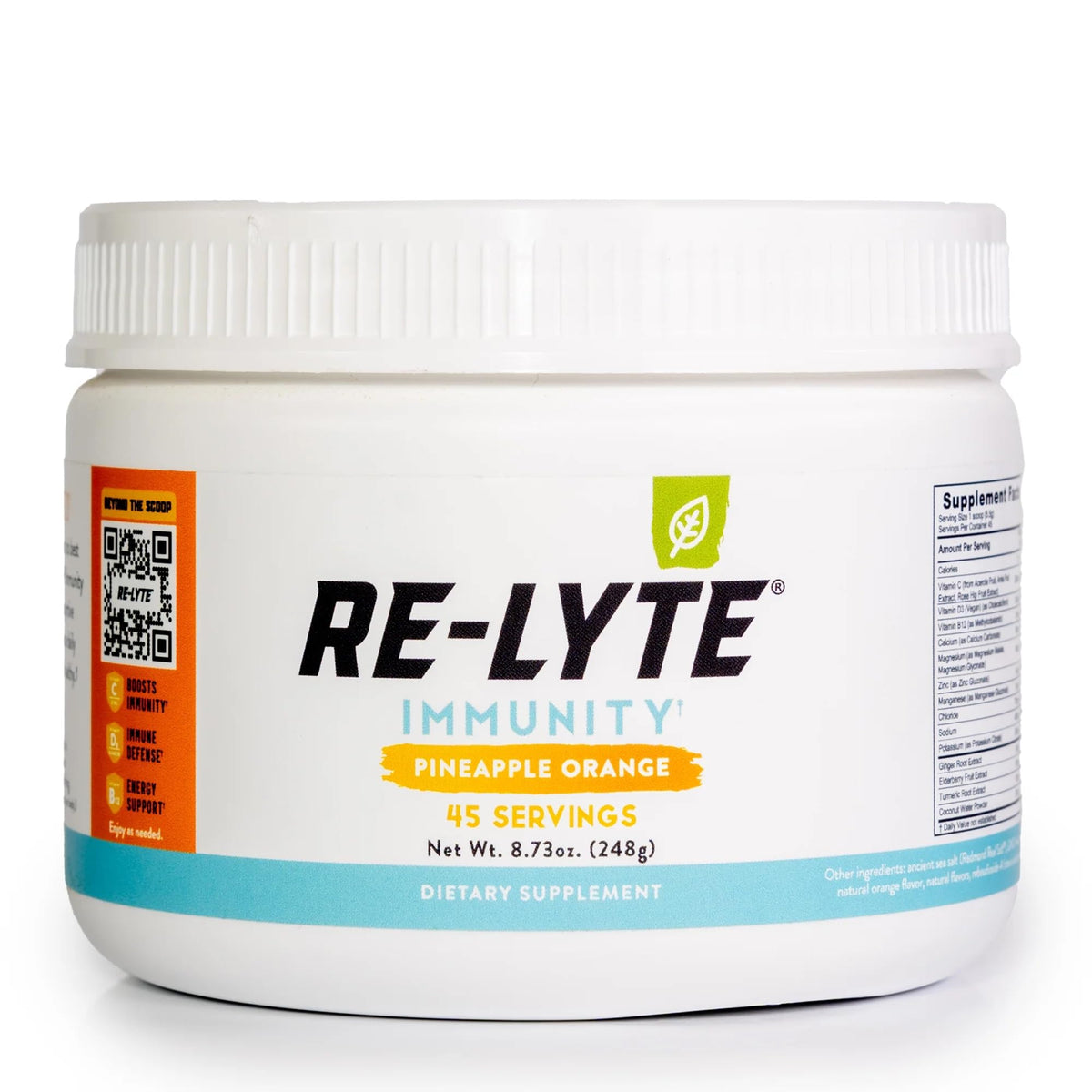 REDMOND Re-Lyte daily wellness mélange multivitaminé ananas orange 308g vue avant