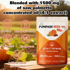 REDOO Huile de Graines de Courge 1500mg emballage