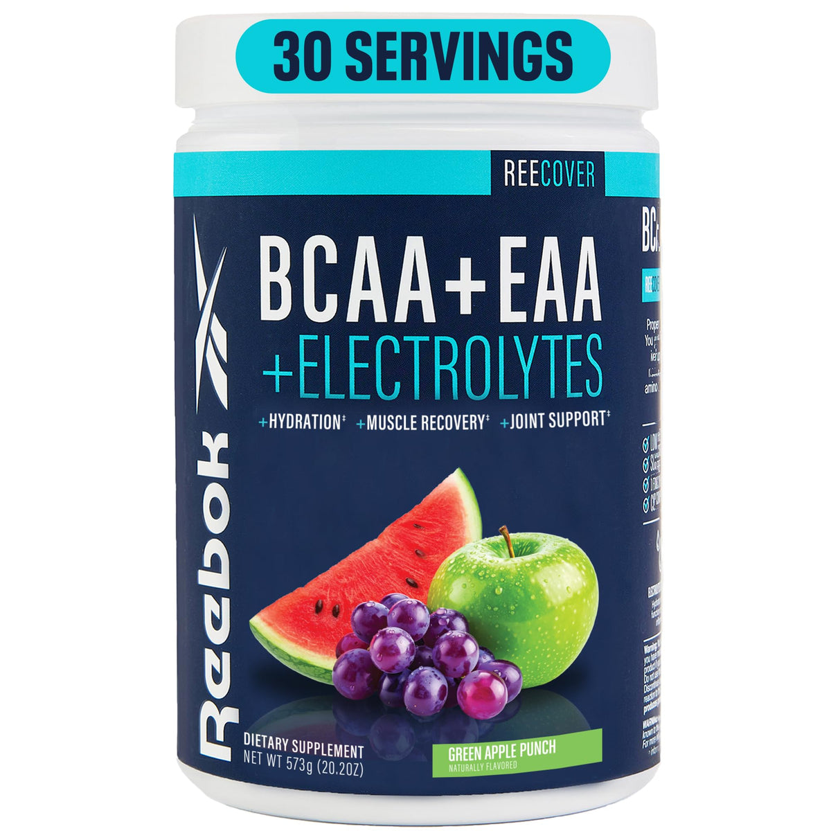 Reebok REEcover BCAA Acides Aminés Pomme Verte vue de face