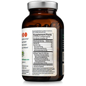 Regenerative Omegas huile Ahiflower 120 gélules présentation sur une table