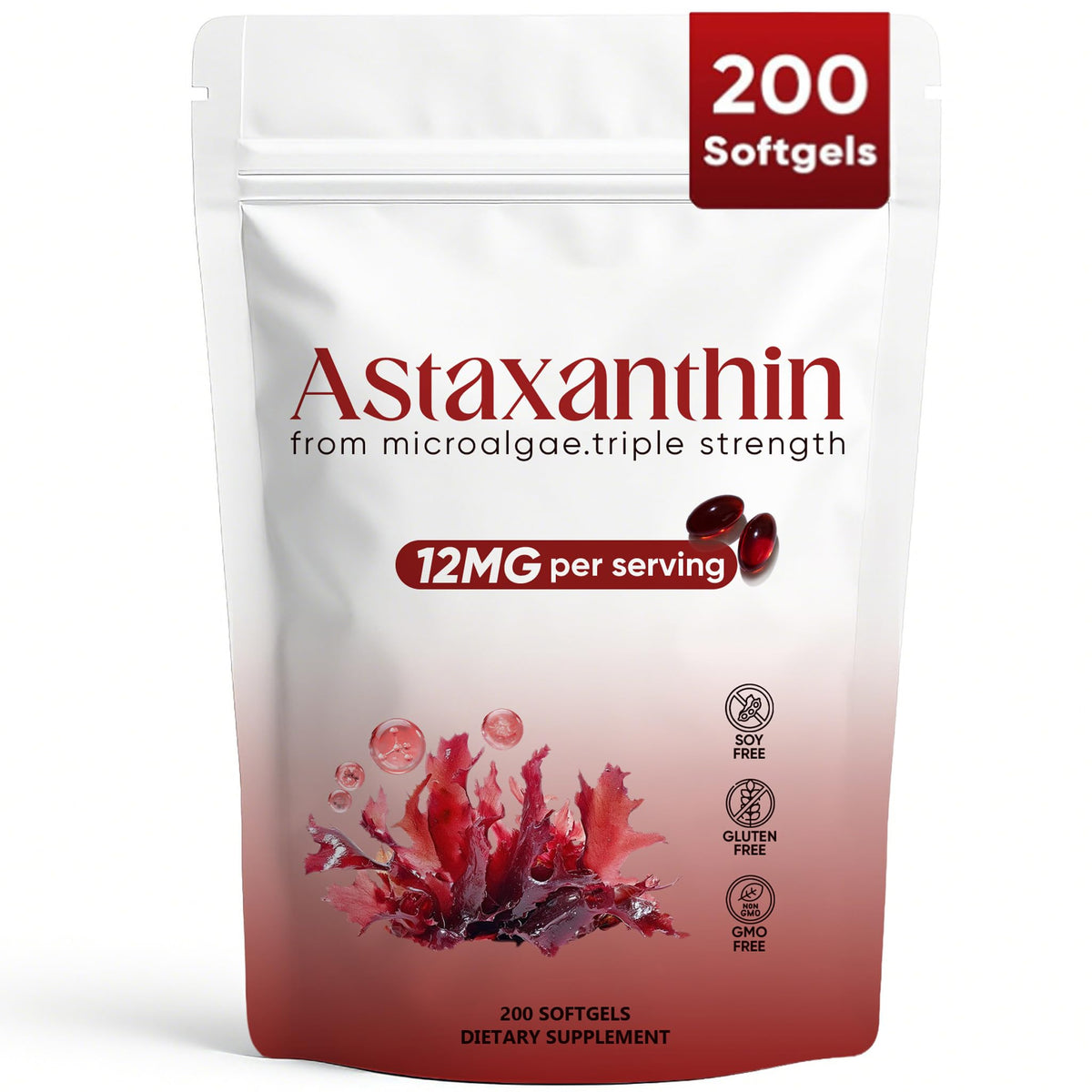 Regpem Astaxanthin 12mg gélules souples avant