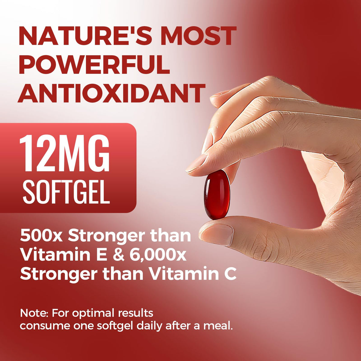 Regpem Astaxanthin 12mg gélules souples côté