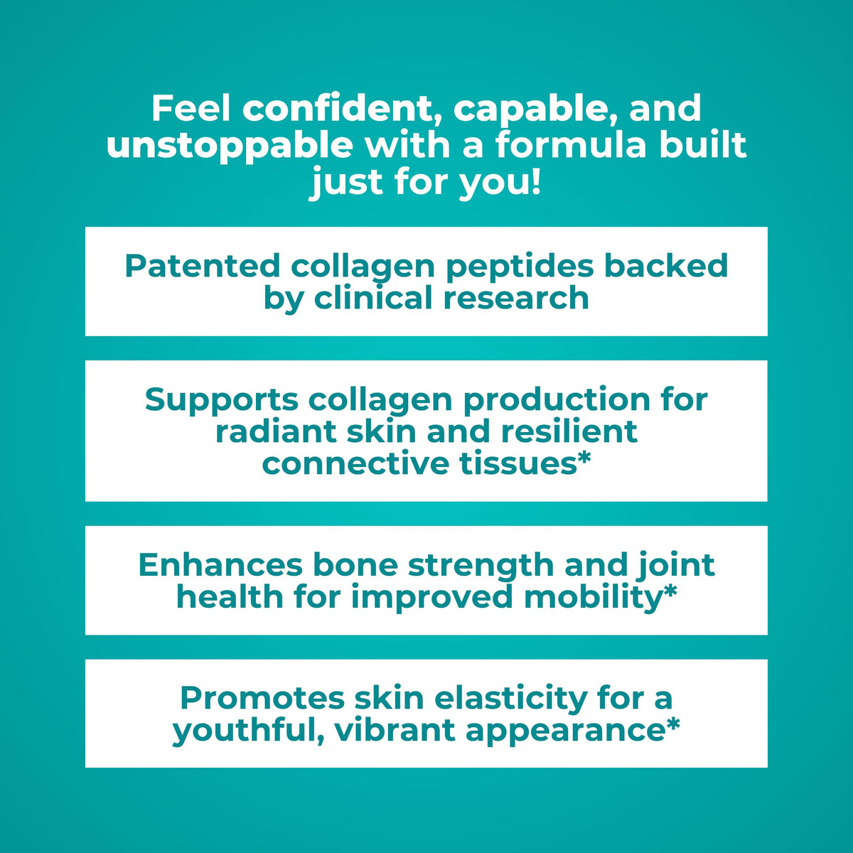 Reignite Wellness Collagen Peptides Poudre 30 Portions avec ingrédients