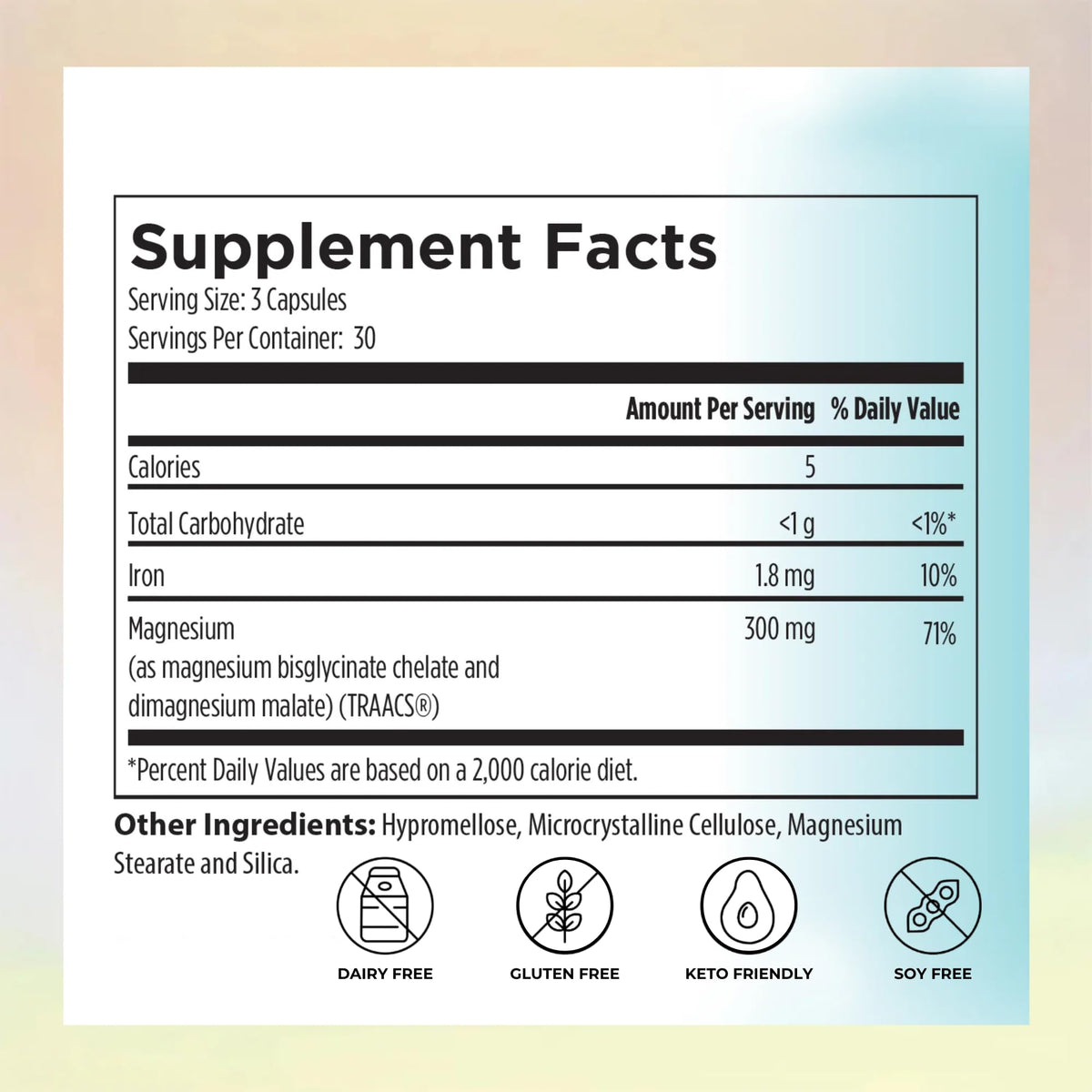 Reignite Wellness Magnésium 300 mg 120 capsules emballage