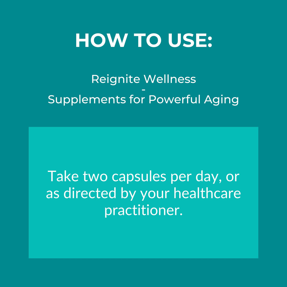 Reignite Wellness Magnésium 300 mg capsules en situation