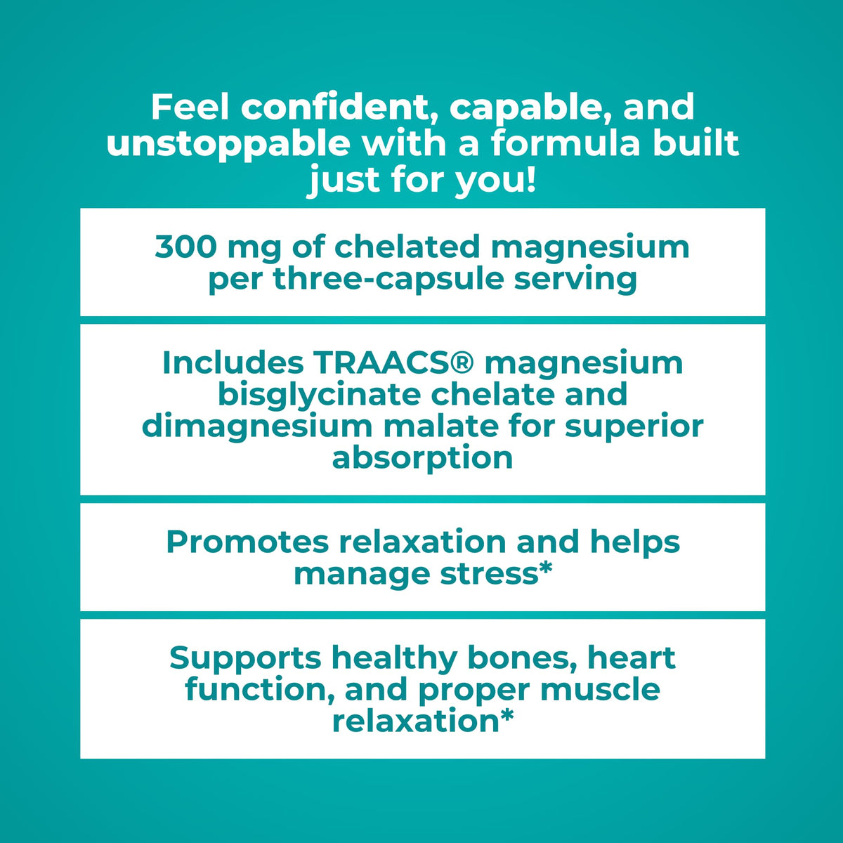Reignite Wellness Magnésium 300 mg capsules sur une table
