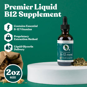 Rejuvica Health B12 liquide 3000mcg avec compte-gouttes