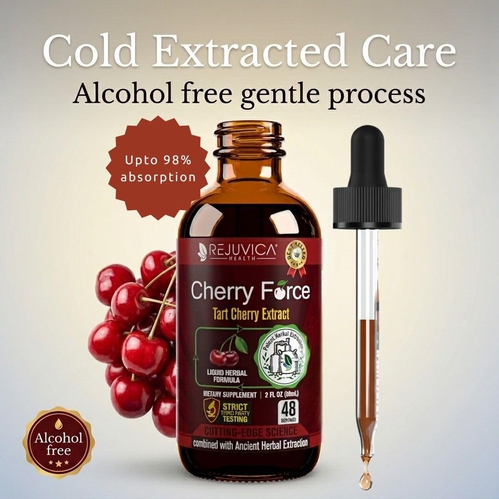 Rejuvica Health Cherry Force extrait de cerise acide étiquette