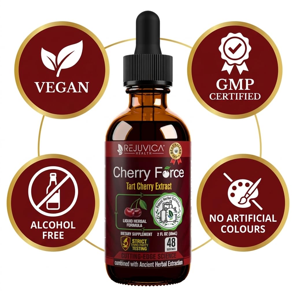 Rejuvica Health Cherry Force sur une table en bois