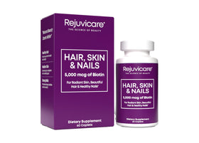 Rejuvicare Cheveux, Peau & Ongles 5000 mcg Biotine avant de l'ouvrir