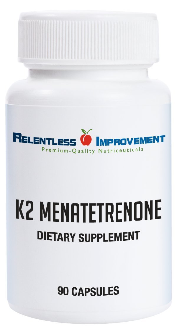 Relentless Improvement Vitamine K2 MK4 15 000 mcg capsule vue de face