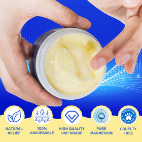 ReliCo Crème de Magnésium texture légère sur une main