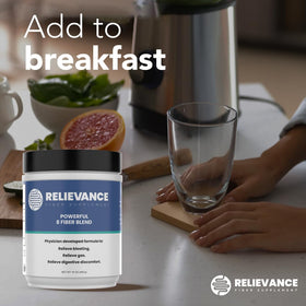 Relievance Fiber 12,7 oz étiquette détaillée
