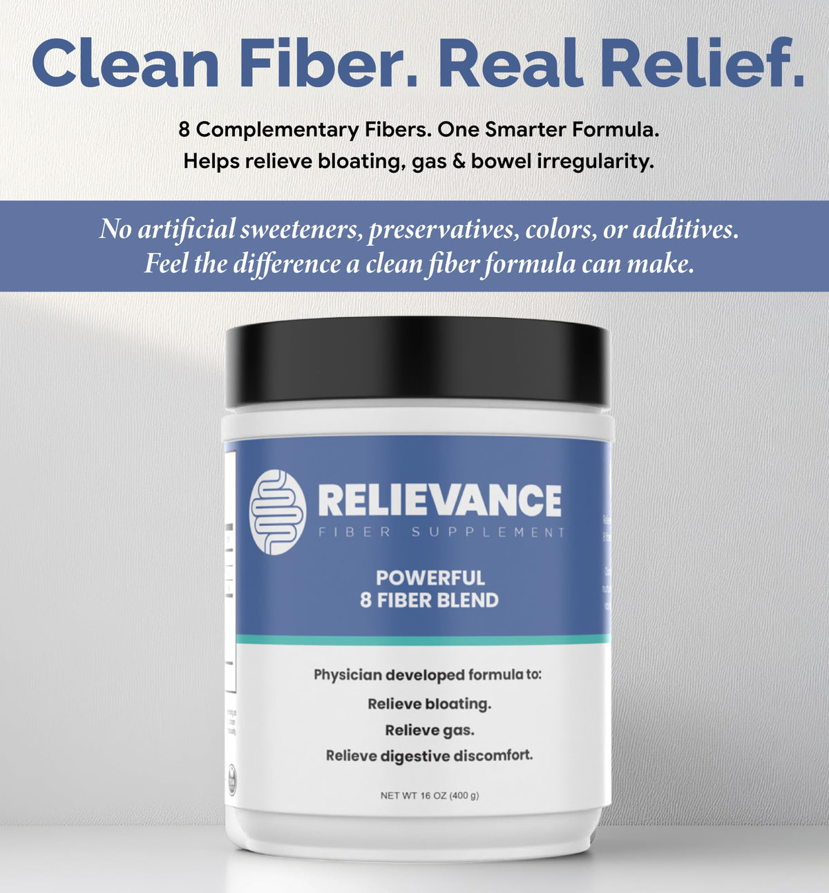 Relievance Fiber 12,7 oz vue de dos