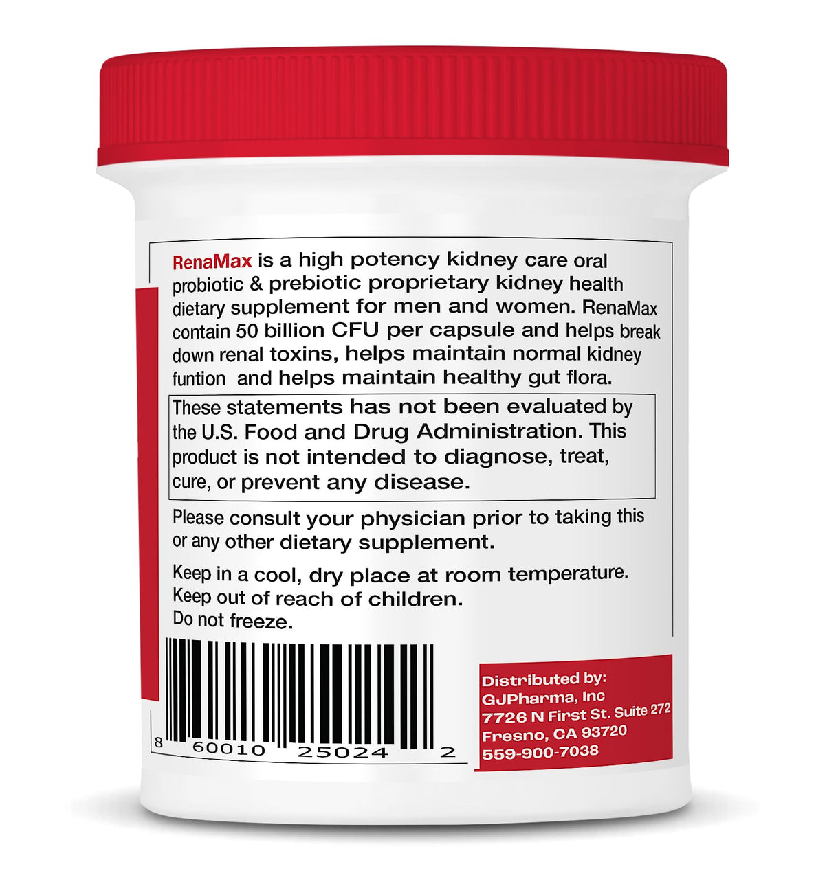RENAMAX Complément Alimentaire RenaMax 90 Capsules avec main
