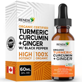 Renew Actives Extrait Liquide de Curcuma 60ml vue avant