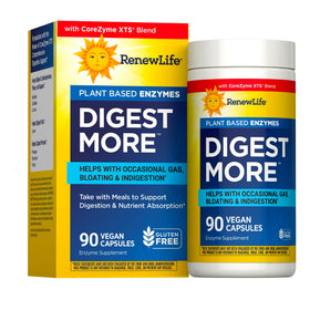 Renew Life Enzymes Végétales 90 Capsules - vue de face