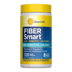 Renew Life Fiber Smart 120 capsules végétales, vue de face