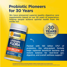 Renew Life Probiotique 150 Milliards CFU - étiquette avec ingrédients
