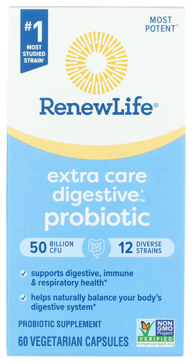 Renew Life Probiotique 50 Milliards 60 Capsules - vue avant