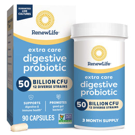 Renew Life Probiotique Extra Care 50 Milliards 90 Capsules vue avant