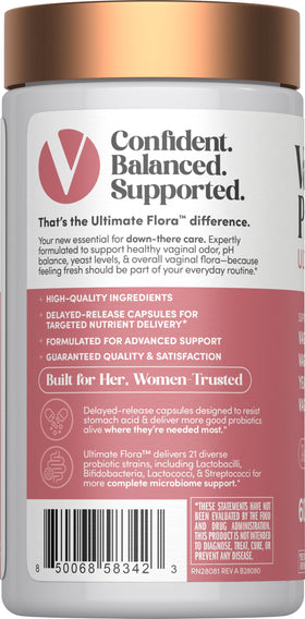 Renew Life Probiotiques Vaginal 6 Milliards CFU 50g - capsules à libération retardée