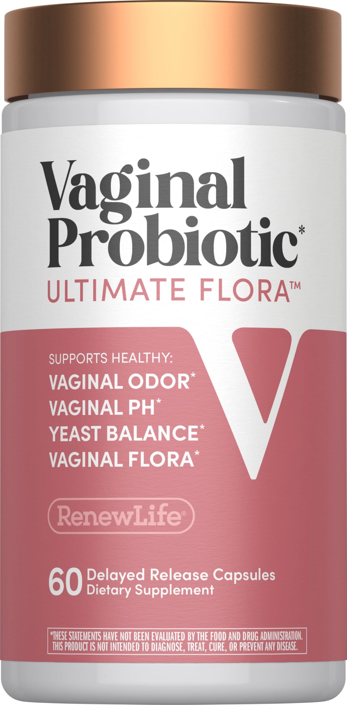 Renew Life Probiotiques Vaginal 6 Milliards CFU 50g - vue de face